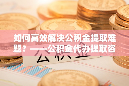 雾台如何高效解决公积金提取难题？——公积金代办提取咨询服务全解析