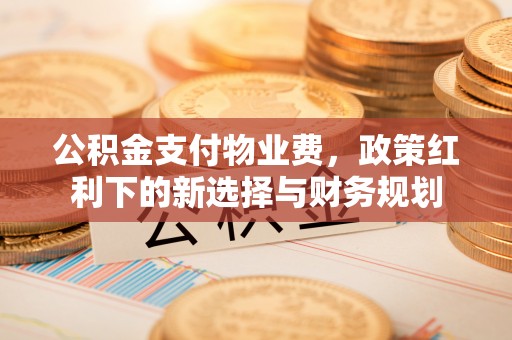 雾台公积金支付物业费，政策红利下的新选择与财务规划
